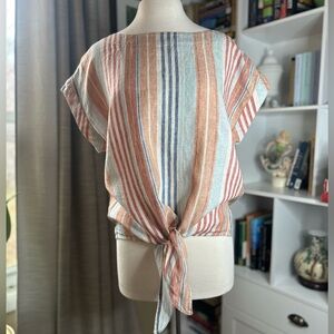 L.L. Bean Signature Striped Blouse